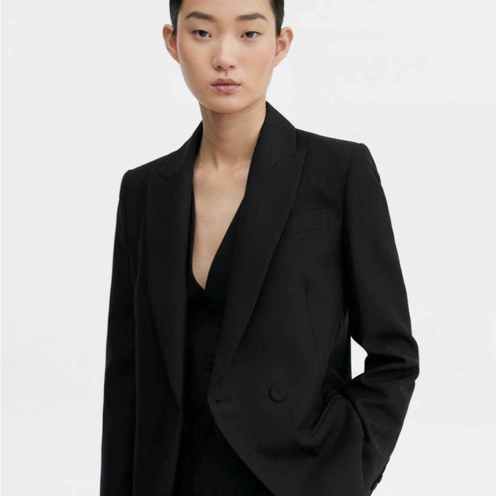NWT Mango Regular Fit Wool Suit Blazer